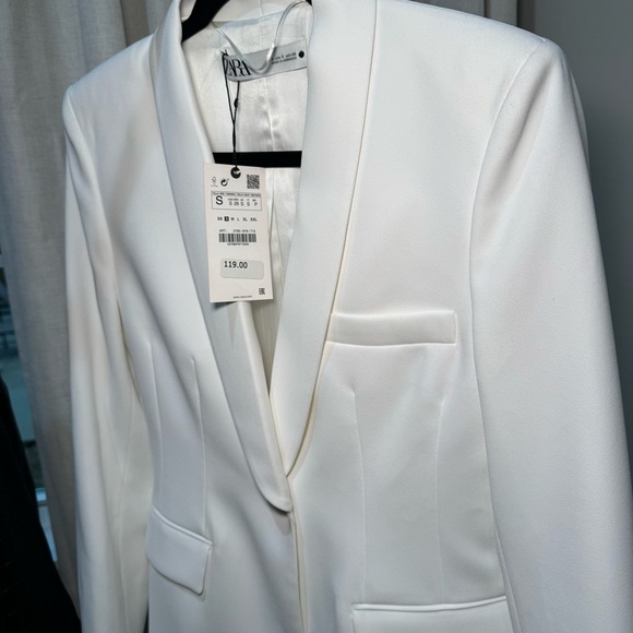 Zara NWT White Blazer - Picture 2 of 11